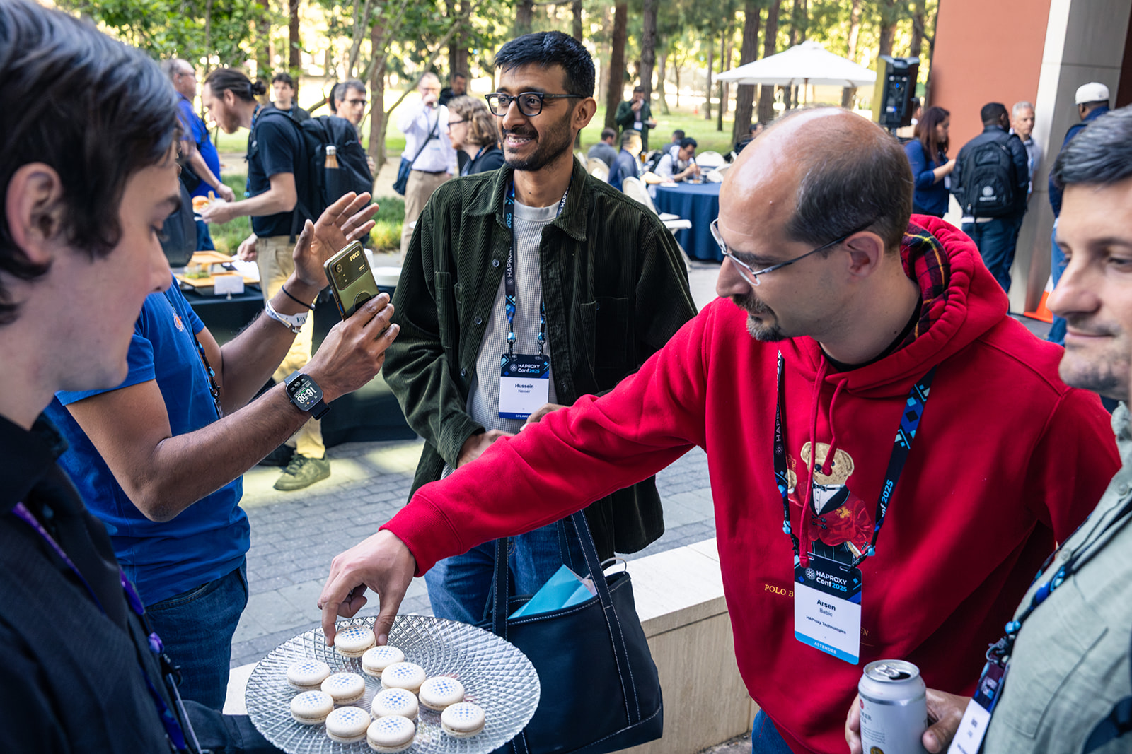 HAProxy macarons for our guests. The excellent servers ensured they were highly available, despite a high rate of requests