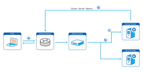 Direct Server Return diagram