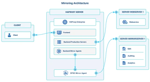 Architecture of Sample Mirroring Deployment