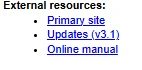 Statistics external resources