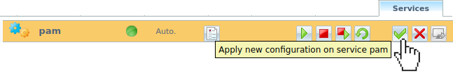 apply changes to PAM configuration