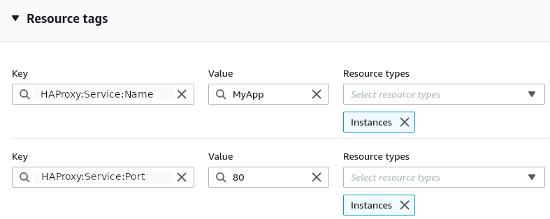 AWS Launch template resource tags