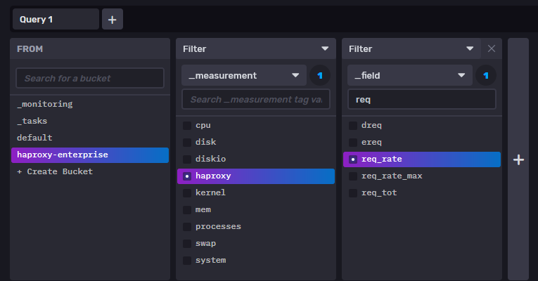 InfluxDB query