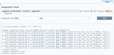 VRRP Capture Tool