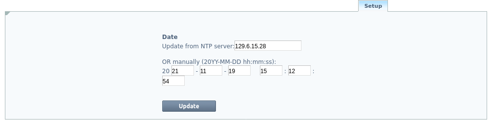 NTP Update