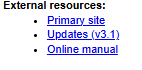 Statistics external resources