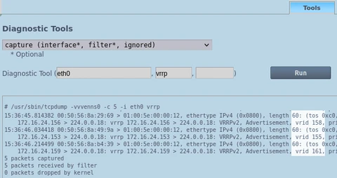 VRRP Capture Tool