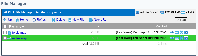 upload map file