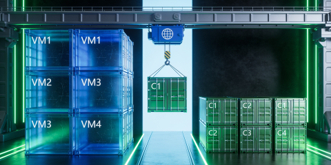 Containers vs virtual machines (VMs): differences and use cases