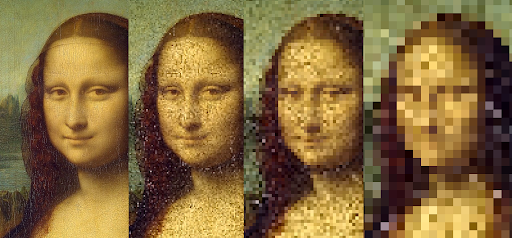 Mona Lisa downsampled