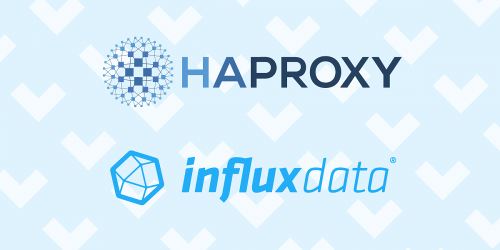 HAProxy and InfluxData® Logos