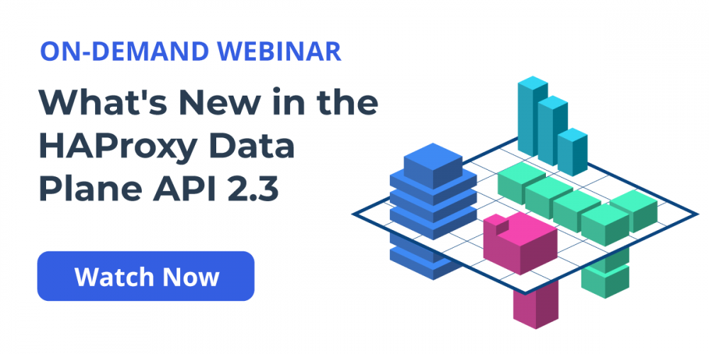 [On-Demand Webinar] What’s New in the HAProxy Data Plane API 2.3